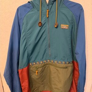 L.L. Bean Men's Teal Nylon Jacket